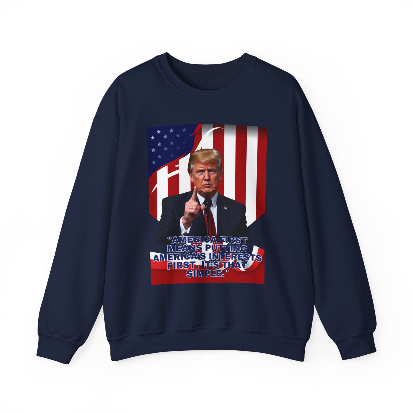 Americans First Unisex Heavy Blend™ Crewneck Sweatshirt