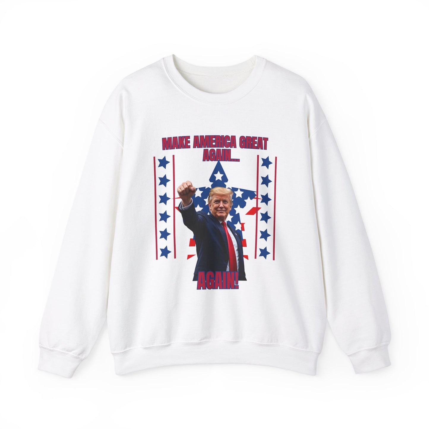 Trump Again & Again Unisex Heavy Blend™ Crewneck Sweatshirt