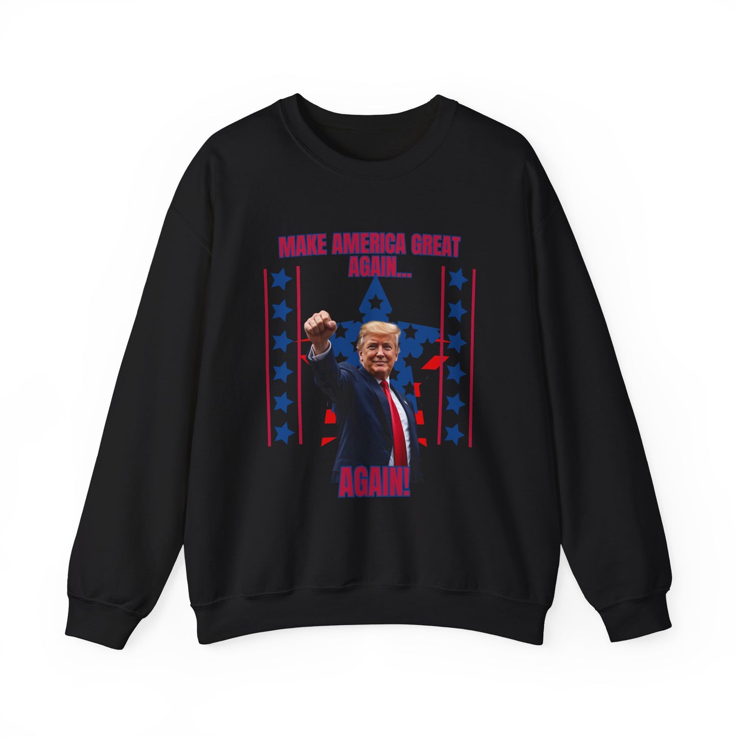 Trump Again & Again Unisex Heavy Blend™ Crewneck Sweatshirt