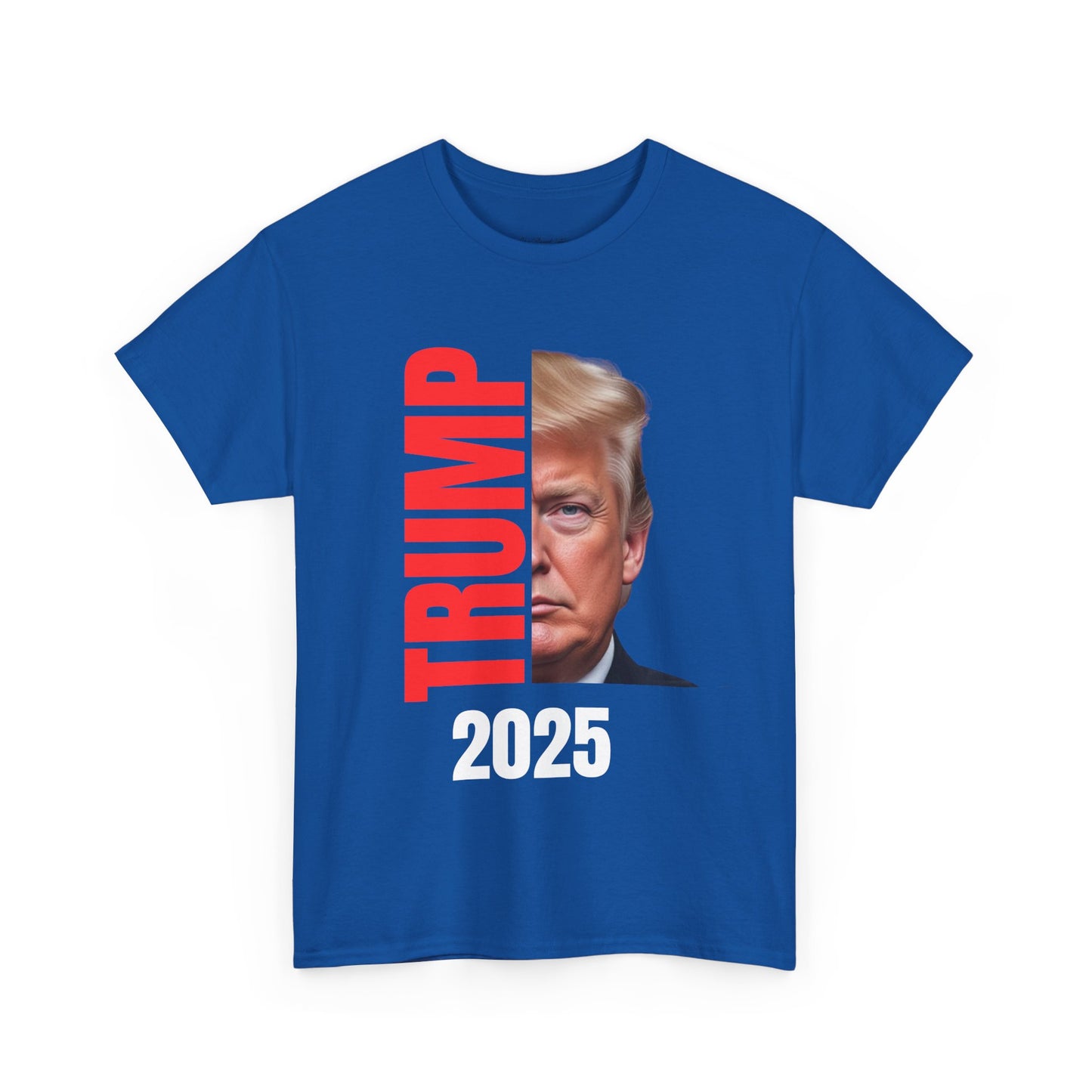 Trump 2025 Split Unisex Heavy Cotton Tee