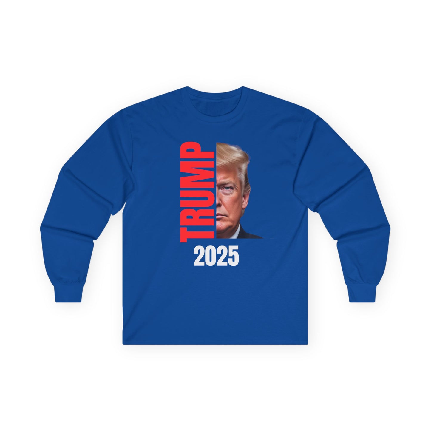 Trump 2025 Split Unisex Long Sleeve Shirt