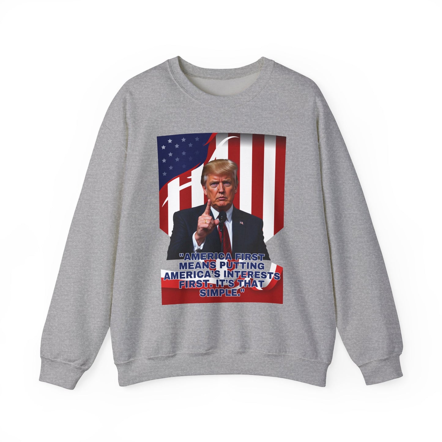 Americans First Unisex Heavy Blend™ Crewneck Sweatshirt