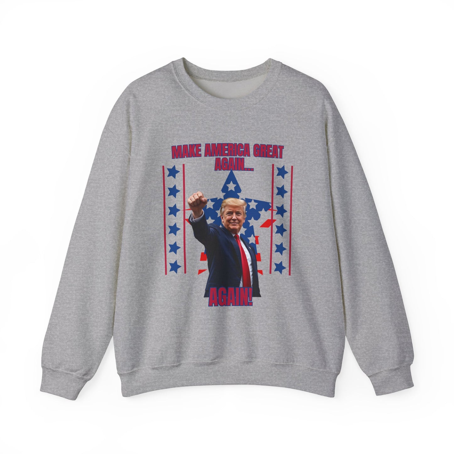 Trump Again & Again Unisex Heavy Blend™ Crewneck Sweatshirt