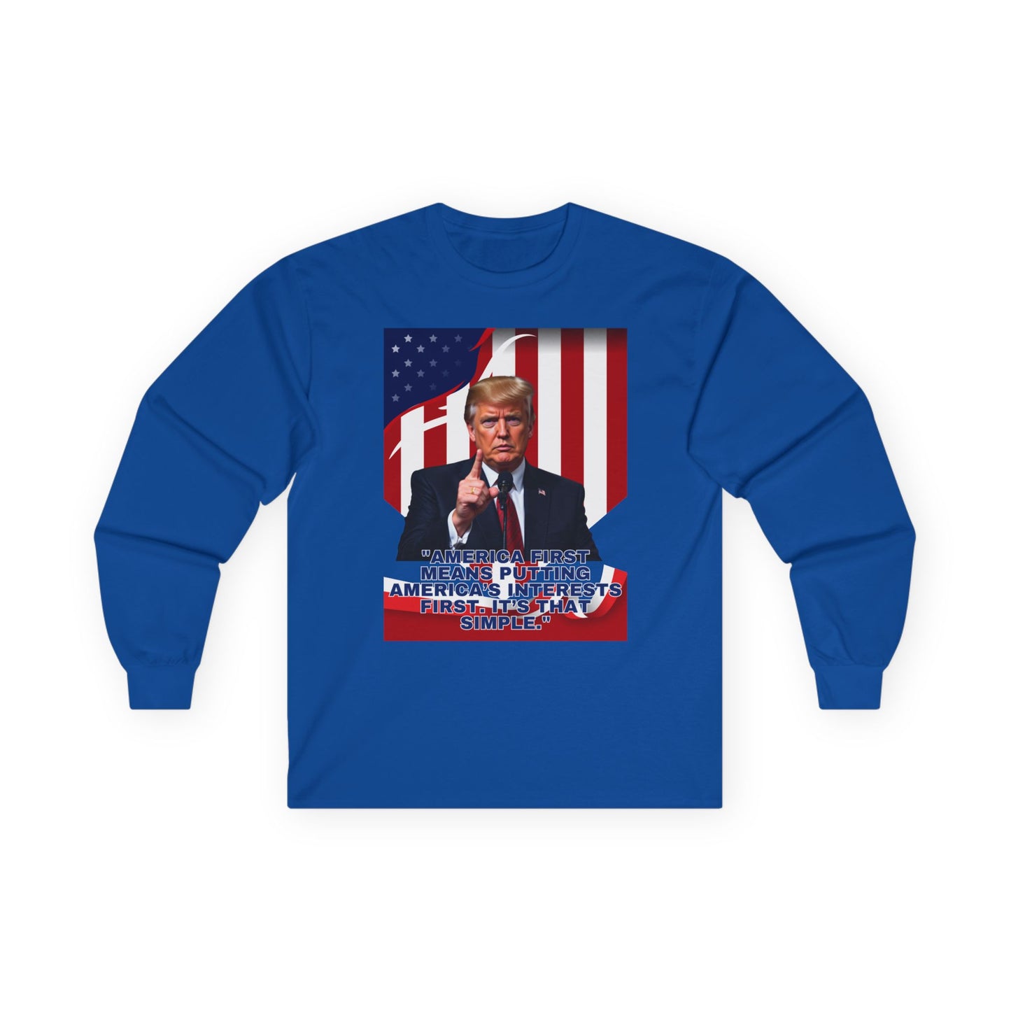 Americans First Unisex Ultra Cotton Long Sleeve Tee