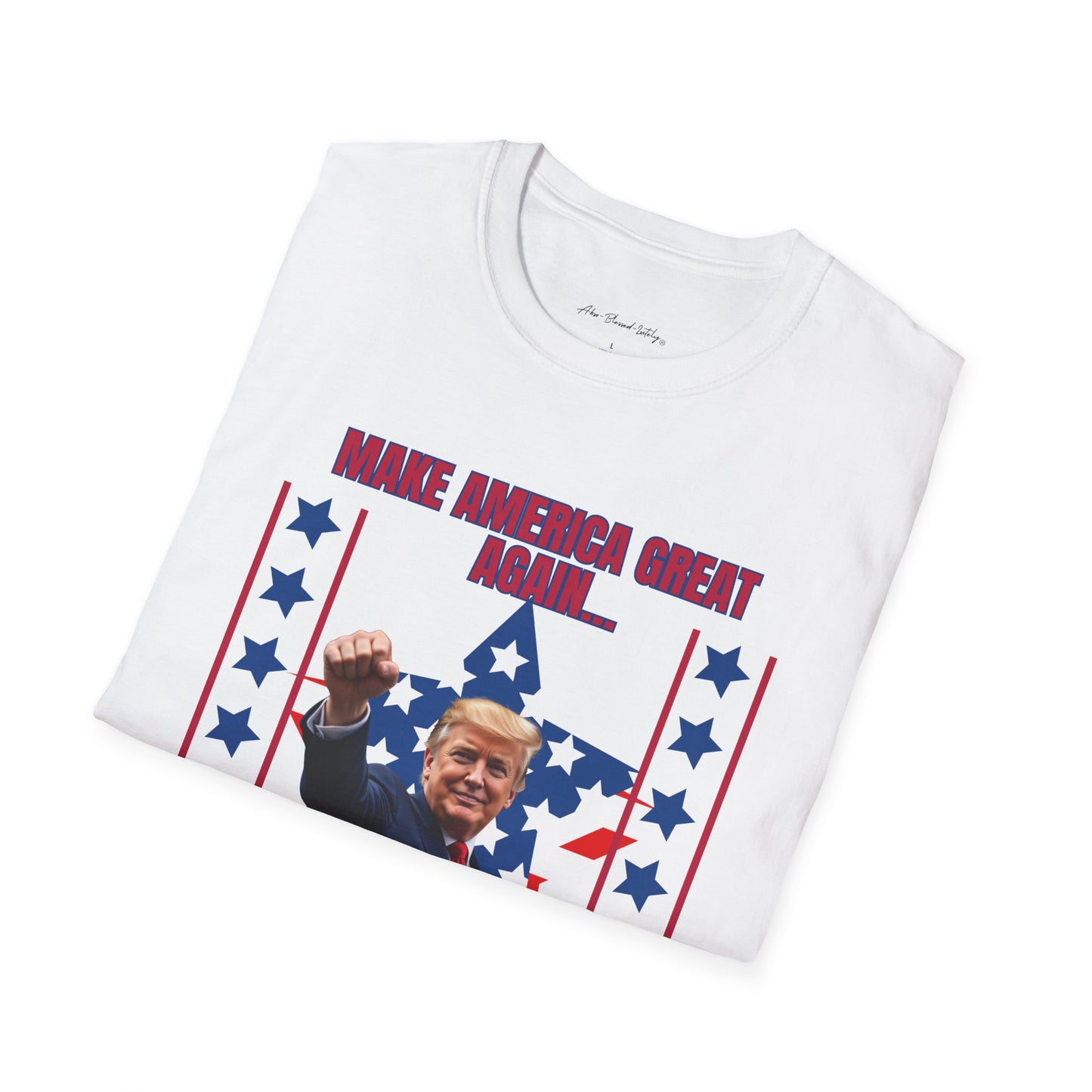 Trump Again & Again Unisex Softstyle T-Shirt